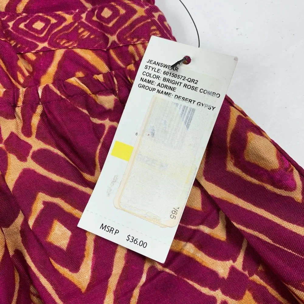 Jessica Simpson Medium Tank Top NWT Girl's Adrine Desert Gypsy 8 10 60150572-qr2 - Picture 4 of 4